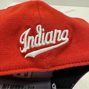 Top of the World Fitted IU Ballcap, One Size, Red/White